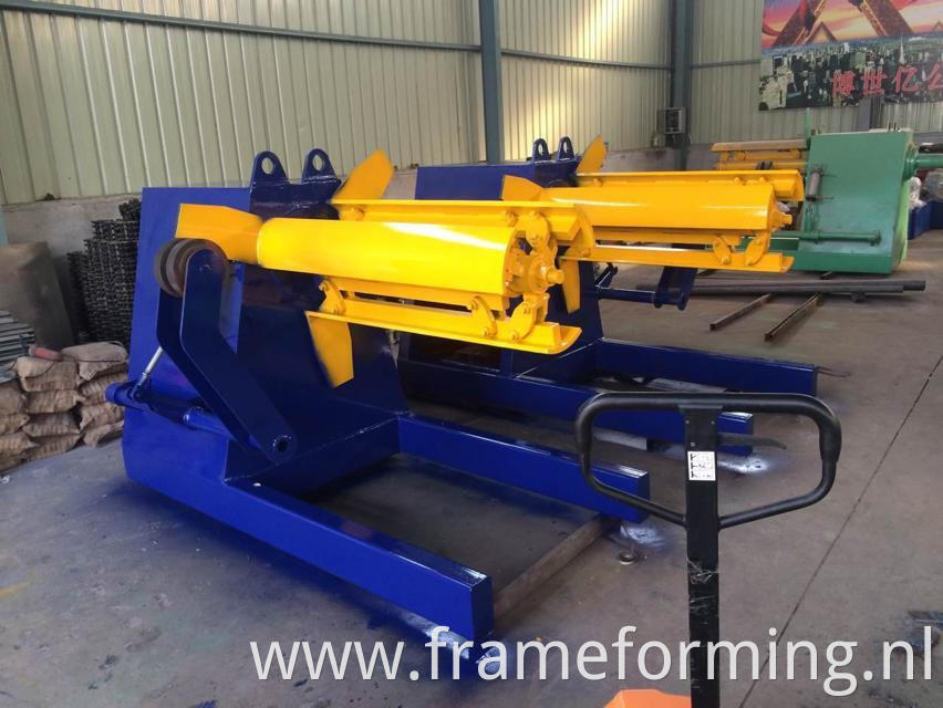 5 tons hydraulic decoiler